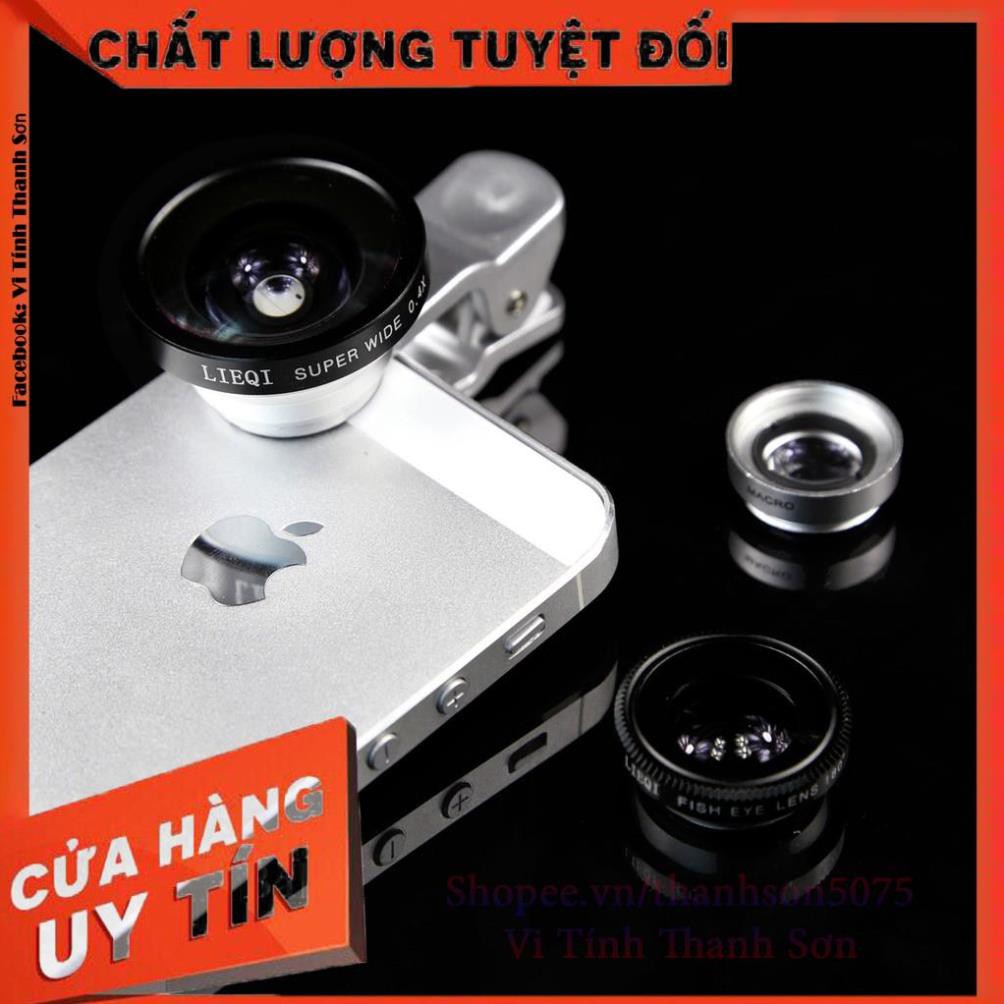 LEN CHUP HINH 3 TRONG 1 CHO ĐIỆN THOẠI IPHONE, SAMSUNG, OPPO, HTC - Vi Tính Thanh Sơn