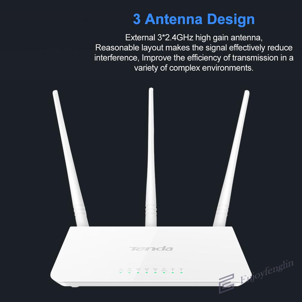 Bộ Phát Sóng Wifi Tenda F3 2.4g 300m Với 3 Ăng Ten | BigBuy360 - bigbuy360.vn