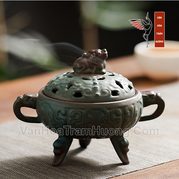 Lư xông trầm hương, lư đốt trầm hương các mẫu đẹp nhất