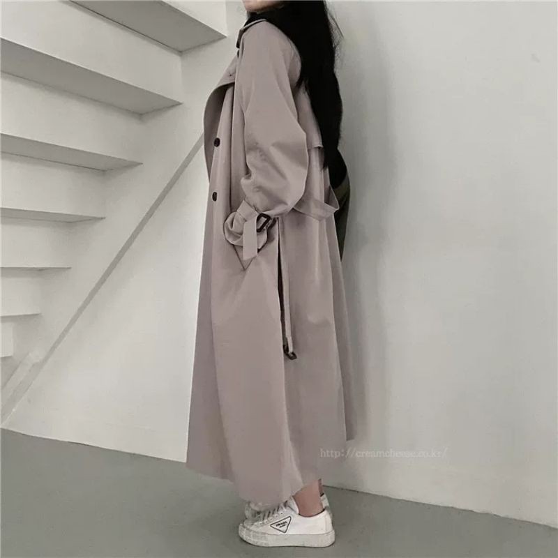 (Có Sẵn) Áo khoác măng tô dáng dài (Kèm Ảnh Thật) | BigBuy360 - bigbuy360.vn