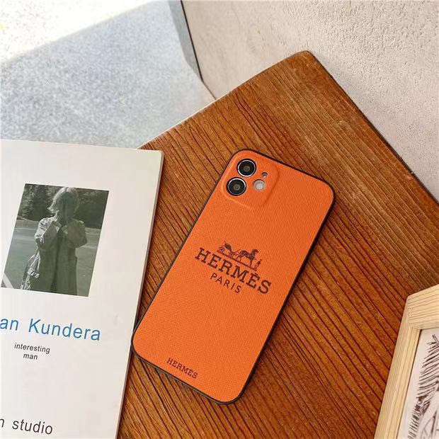 Ốp điện thoại in hình Hermes màu cam cho Iphone 11PMax 11 7 8 plus X Xs Xr Xs Max Se 12 12pro 12ProMax 13 13Pro 13Promax