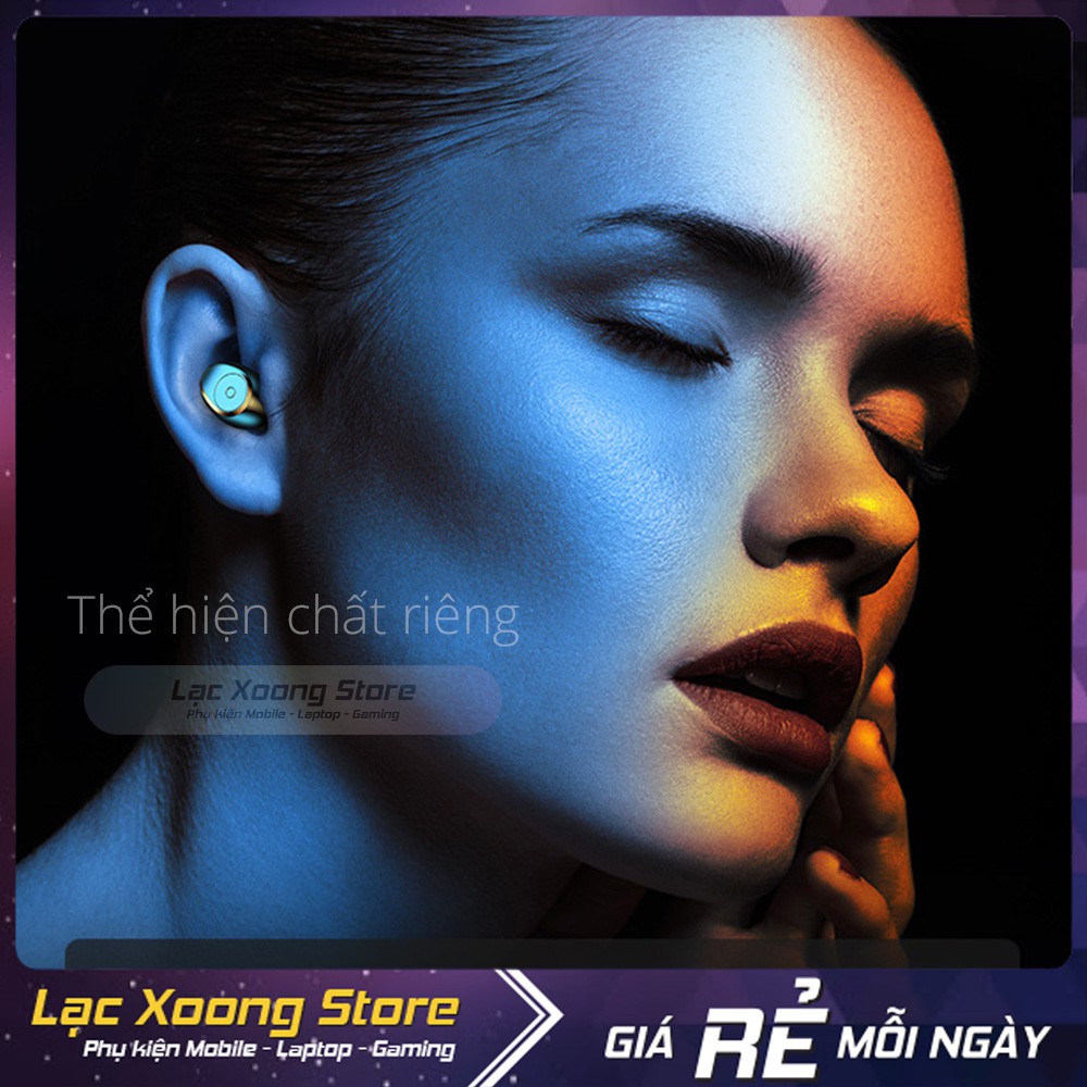 [XẢ HÀNG CỰC GẮT] Tai nghe Bluetooth Amoi F9 LED - Nút cảm ứng, chống nước, kén sạc dự phòng 2000mAh | Bass dày, nhạc êm | BigBuy360 - bigbuy360.vn