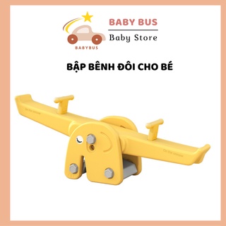 Bập bênh cho bé, bập bênh đôi, đồ chơi vận động trong nhà cho bé