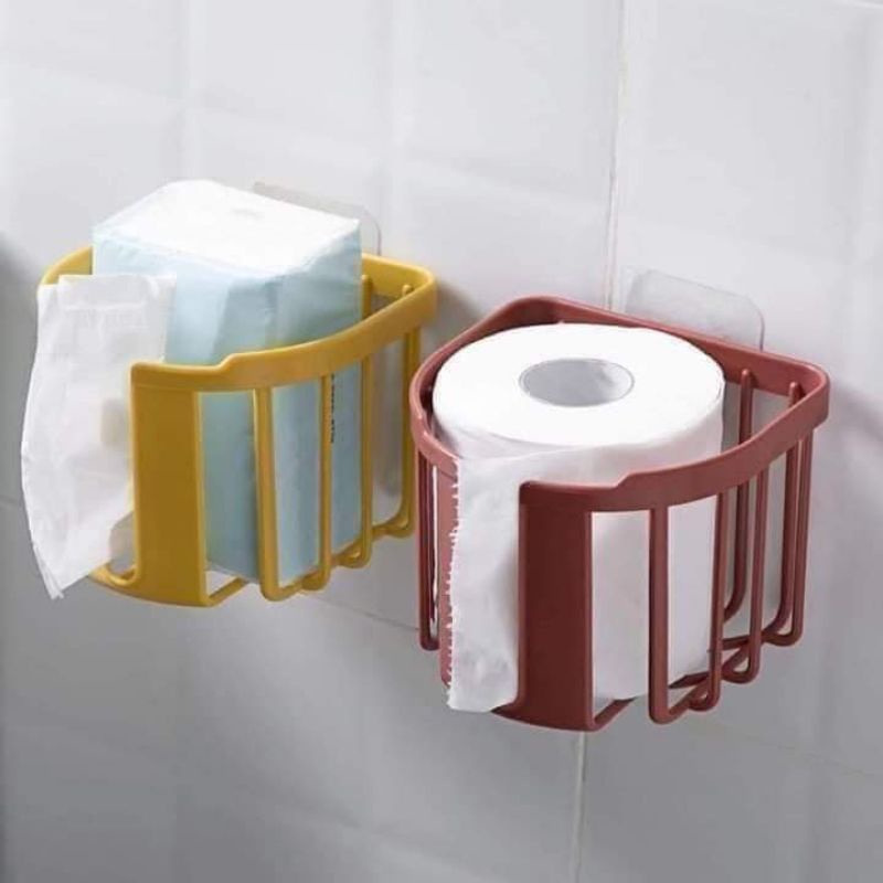giỏ đựng giấy vệ sinh dán tường tiện lợi