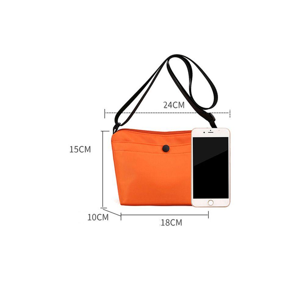 ELEGANT Túi Đeo Chéo Vải Oxford Màu Sắc Thời Trang Hàn Quốc