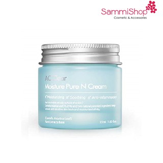 KEM DƯỠNG ẨM CHO DA DẦU VÀ MỤN THE PLANT BASE AC CLEAR MOISTURE PURE N CREAM 55ML