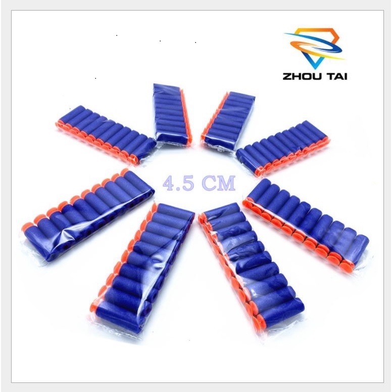 Đầu xốp loại dài 4,5cm cốc dính dành cho các loại sung đồ chơi dan xốp