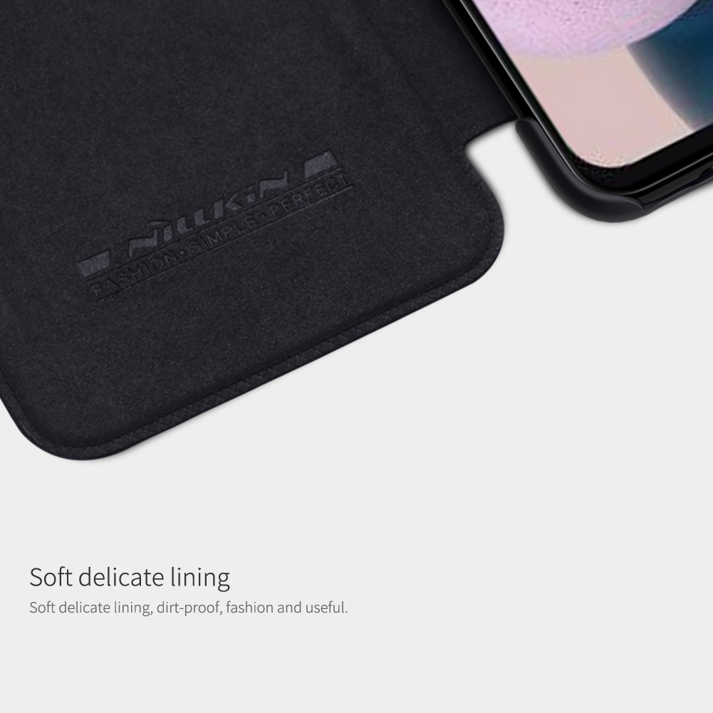 Bao da điện thoại NILLKIN nắp lật có giá đỡ cho Samsung Galaxy A13 4G