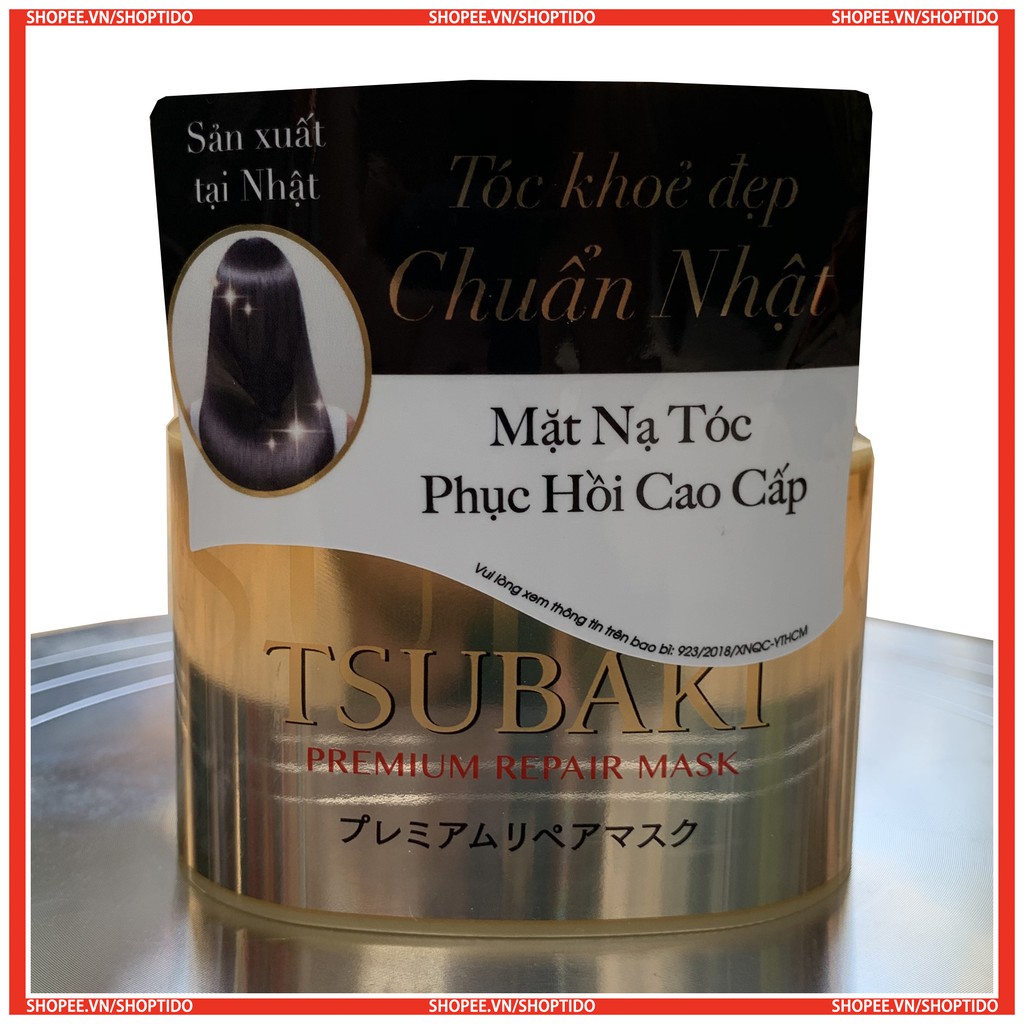 Mặt Nạ Tóc Cao Cấp Phục Hồi Hư Tổn TSUBAKI PREMIUM REPAIR MASK (180g) hàng chính hãng Shoptido phân phối | BigBuy360 - bigbuy360.vn