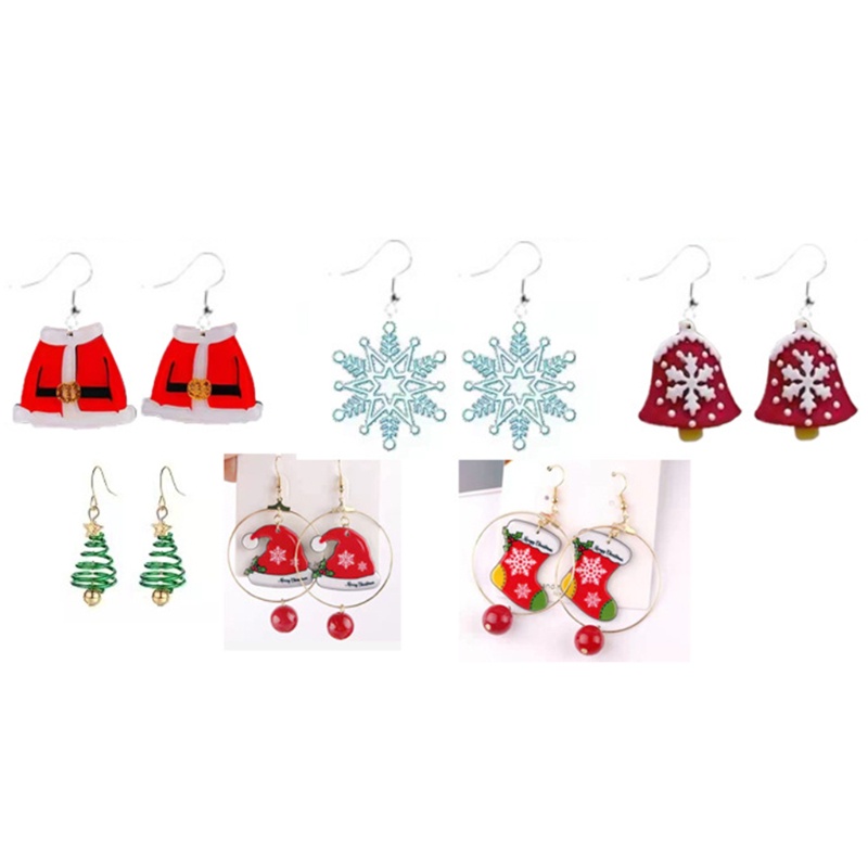 Khuôn Silicone Làm Móc Khóa Phong Cách Giáng Sinh