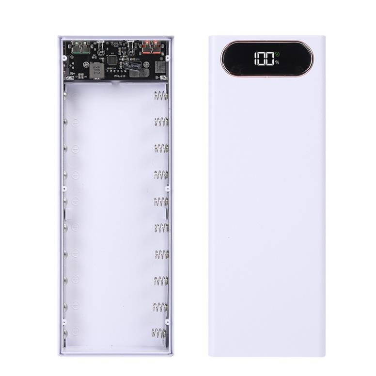 Box sạc dự phòng 10 cell 18650 5V2A 10W phiên bản mới 2023 [L10]