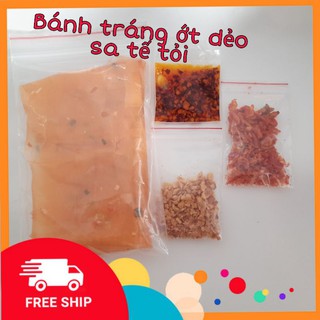 ❤FREESHIP❤BÁNH TRÁNG ỚT DẺO SA TẾ TỎI