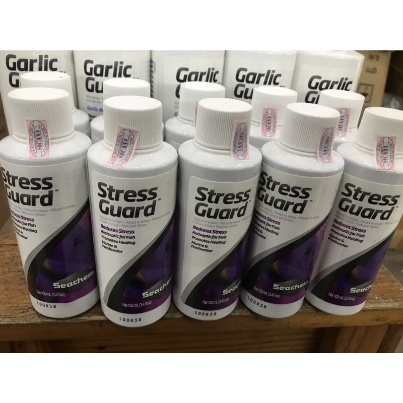 [100ML] SEACHEM STRESS GUARD - Dung Dịch Giảm Stress Trị Bệnh Cho Cá Cảnh