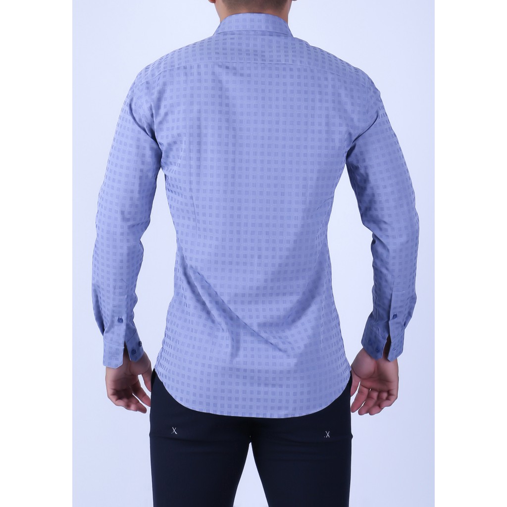 Áo sơ mi dài tay nam Owen chất Bamboo dáng Regulafit màu xanh kẻ caro nhuyễn - AR91292DT | BigBuy360 - bigbuy360.vn