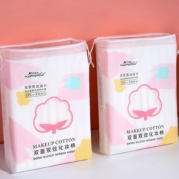 Bông Tẩy Trang Nội Địa Trung Túi 222 Miếng
