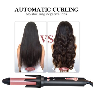 CkeyiN Automatic Hair Curler Ceramic Fast Heating Temperature-Adjustable HS485