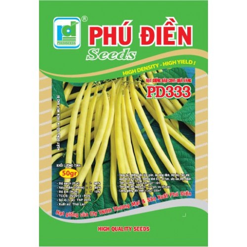 hạt giống đậu cove vàng PD333