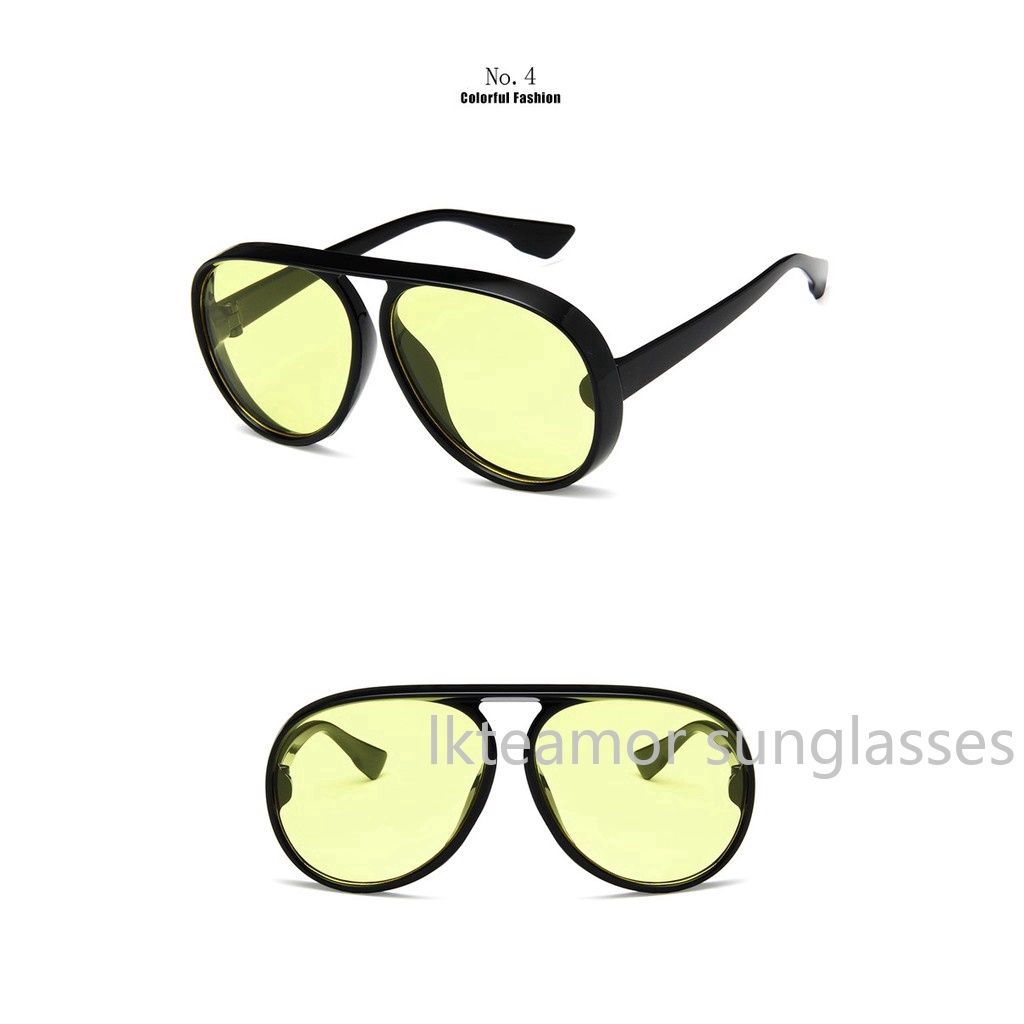 Kính mát gọng Oval thời trang cho nam và nữ