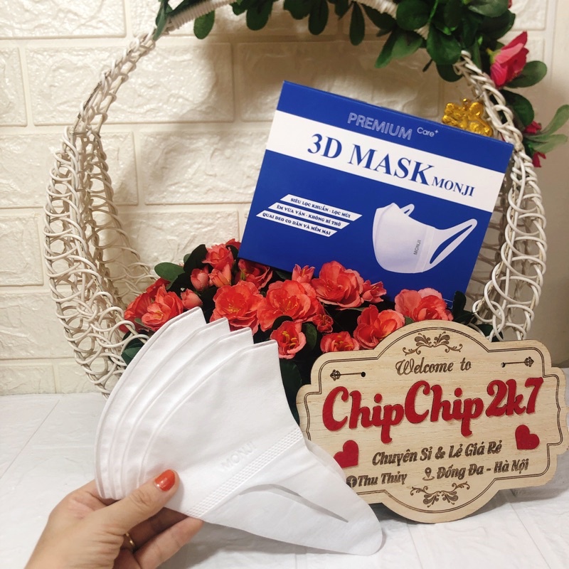 Hộp khẩu trang 3d mask công nghệ Nhật 50 cái