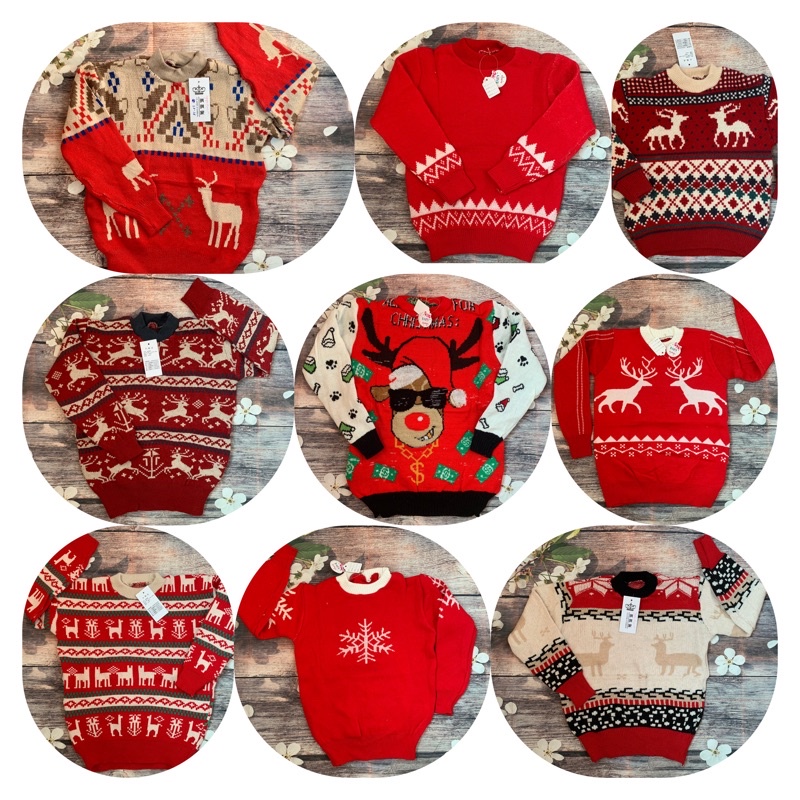 [XẢ KHO] ÁO LEN NOEL MỊN ĐẸP