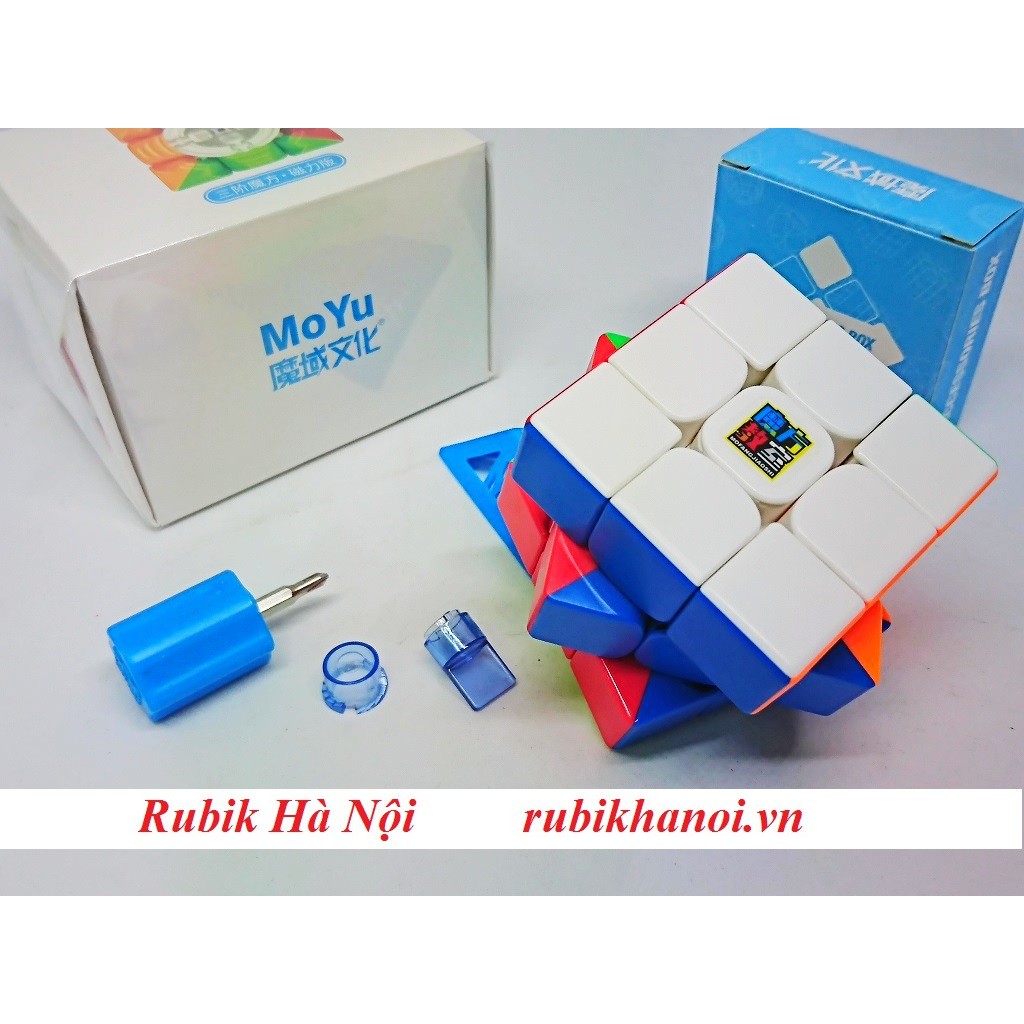 Rubik 3x3 Mofang Jiaoshi MF3RS3 M 2020 Stickerless  Nam Châm Cao Cấp