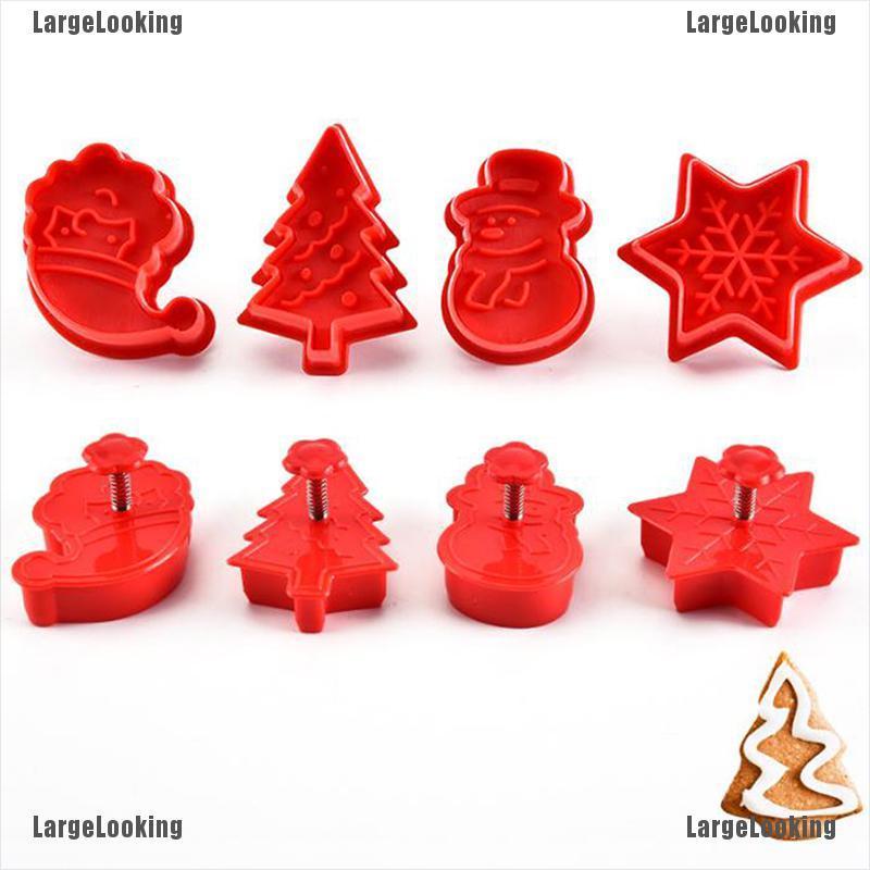 Bộ 4 Khuôn Cắt Bánh Quy 3d