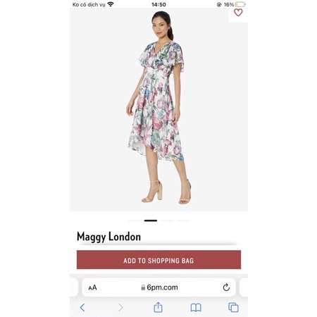 Đầm chiffon Maggy london dáng xoè