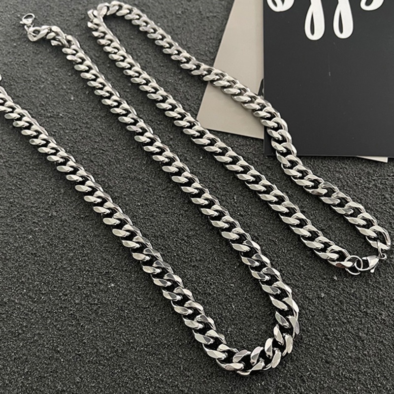 Vòng cổ Thép Titan Phong Cách hip-hop Âu Mỹ Cá Tính Cho Nam Và Nữ