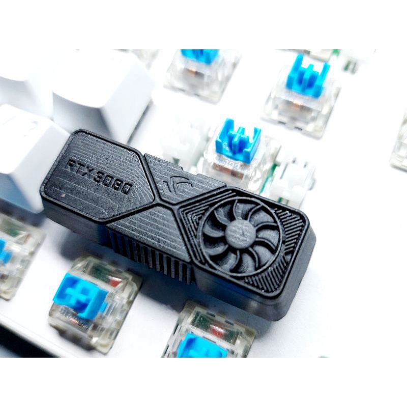 Keycap resin RTX 3080 shift phải 2.75U trang trí bàn phím cơ gaming