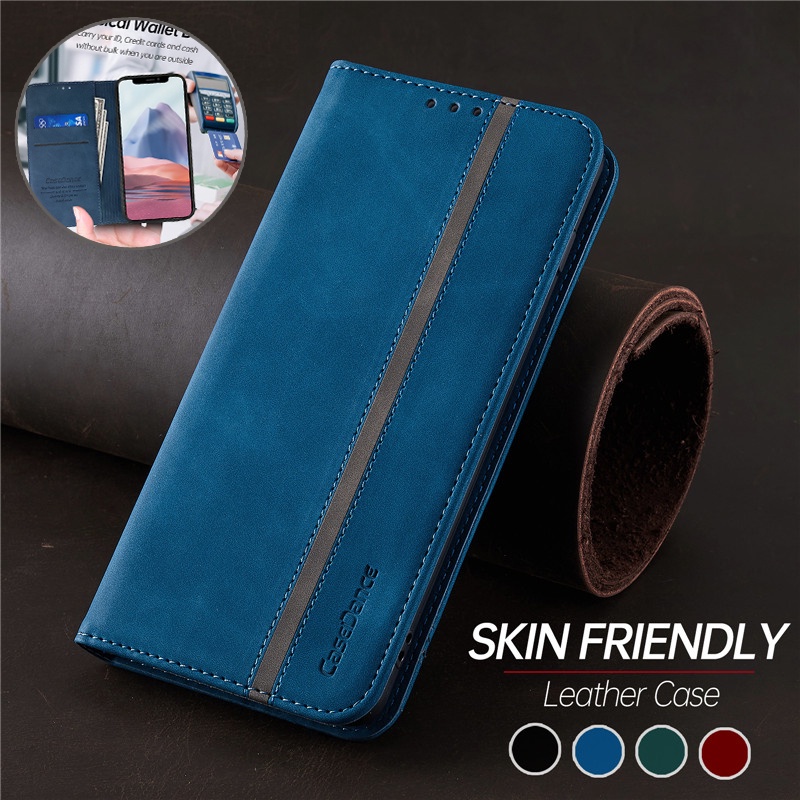 Ốp Lưng Kiểu Ví Tiền Cho Xiaomi 11X 11i POCO F3 M2 M3 M4 Redmi 10X Note 9 Pro Max 9S