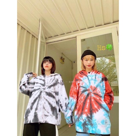 Áo nỉ loang trơn