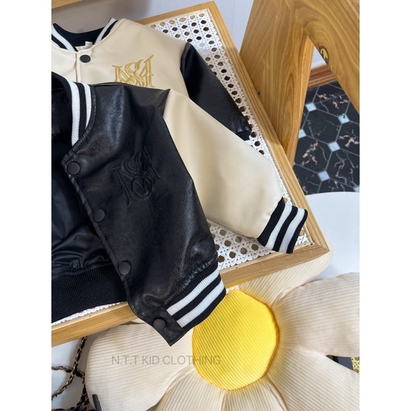 Áo khoác da cao cấp cho bé yêu