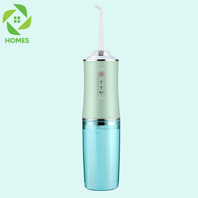 Máy Tăm Nước Cầm Tay Oral Irrigator Máy Tăm Nước Vệ Sinh Răng Miệng Cao Cấp - Tặng Kèm 4 Đầu Vệ Sinh Răng Miệng