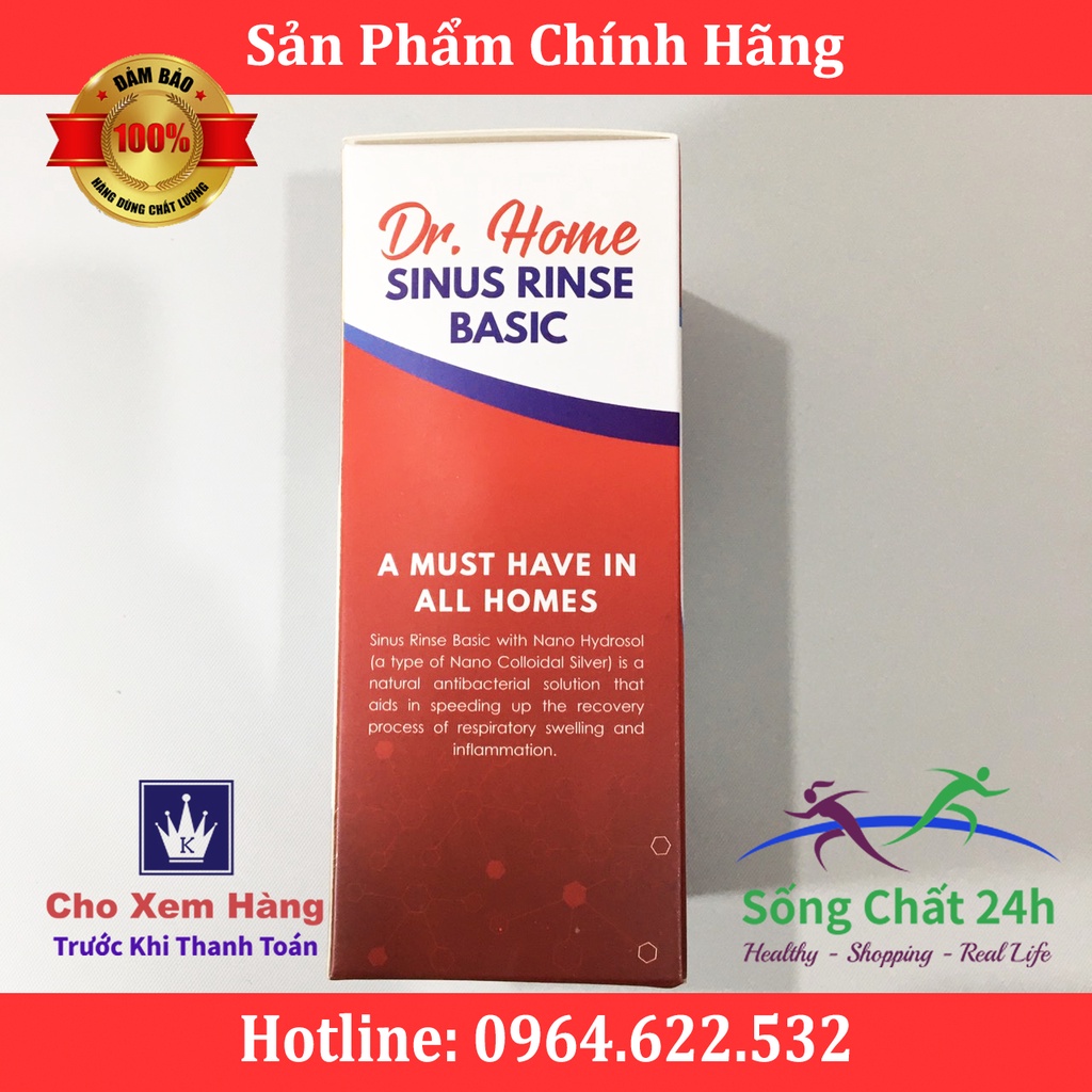 Bình Rửa Mũi Sinus Rine Basic Tốt Nhất - Sống Chất 24h