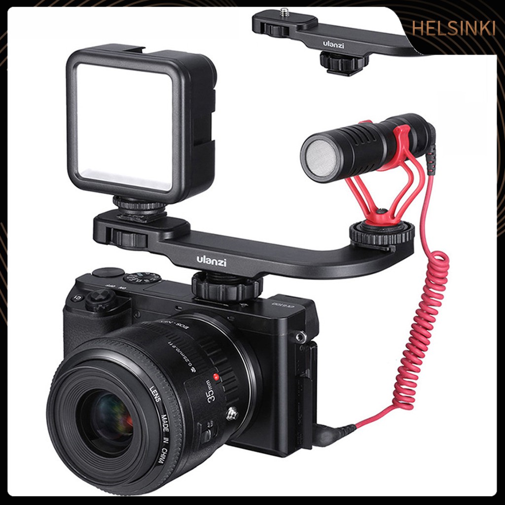 Ngàm Gắn Mic Hel + Ulanzi Pt-8 Cho Điện Thoại / Máy Ảnh Dslr