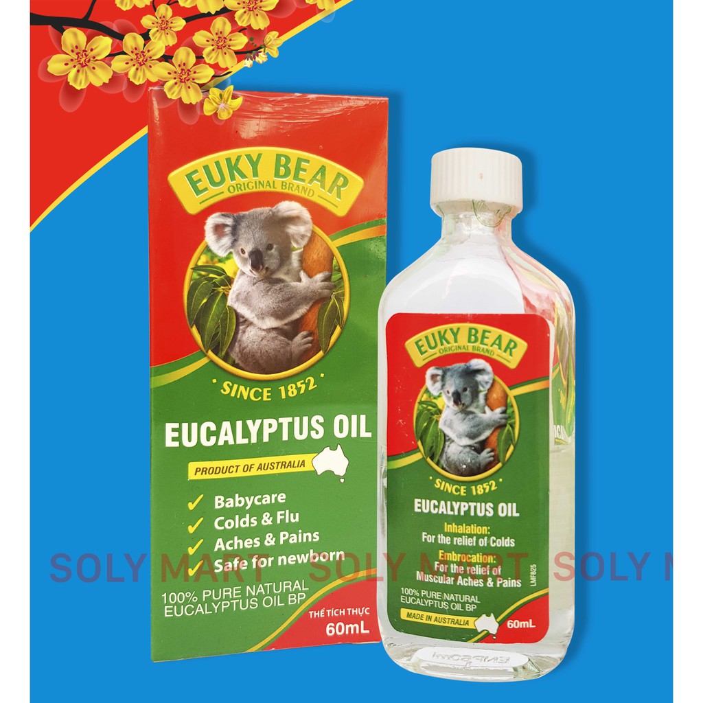 Combo 10 Dầu Khuynh Diệp Euky Bear 60ml