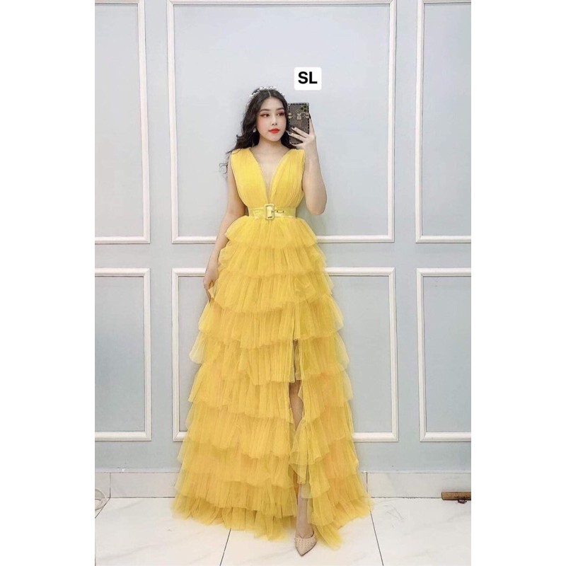 [Mã FATHANG5 giảm 10K đơn 50K] KÈM ẢNH/VIDEO THẬT - ĐẦM MAXI XẾP TẦNG CAO CẤP KÈM NỊT EO SANG TRỌNG - MS243V | BigBuy360 - bigbuy360.vn