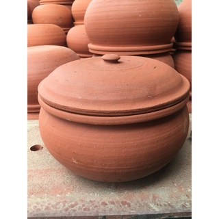 Niêu đất kho cá,nấu cơm miệng 24-25cm-Gốm phù lãng