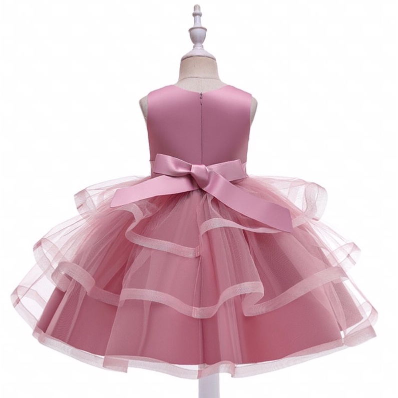 Đầm Công Chúa Cao Cấp TiNa’s House: Chân Váy Phồng Xoè Nhiều Tầng Đính Sepuins Cho Bé Từ 03-10Tuổi.