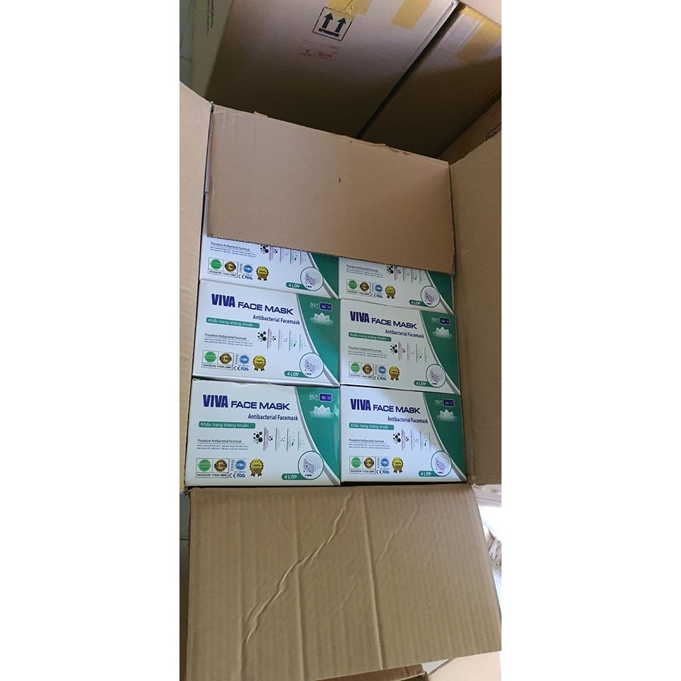 1 hộp Khẩu Trang Y Tế 4 lớp kháng khuấn SHB Pro mask 50 chiếc 1 Hộp)