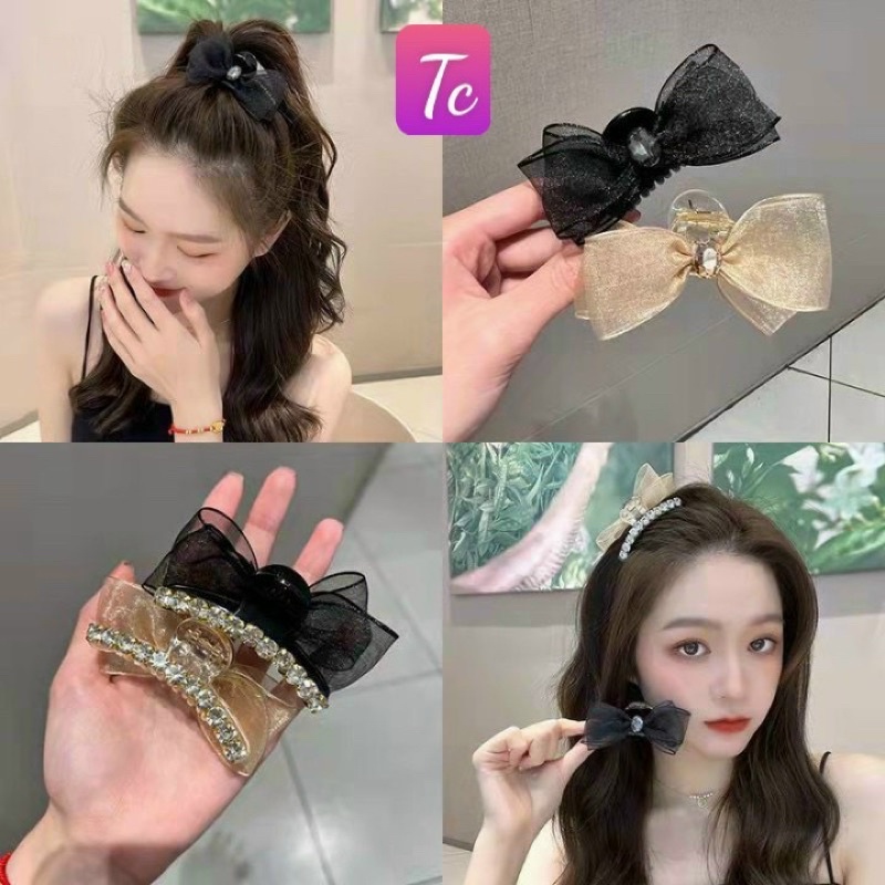 KẸP TÓC TẠO KIỂU HÌNH NƠ