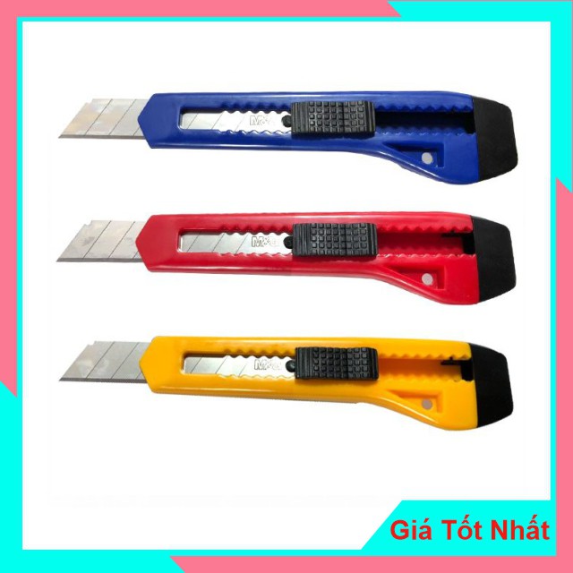 Dao Rọc Giấy Dạng Lớn MG 2240 (18mm) - Cán Được Bọc Nhựa ,Không Trơn Trượt, Đảm Bảo An Toàn Khi Sử Dụng