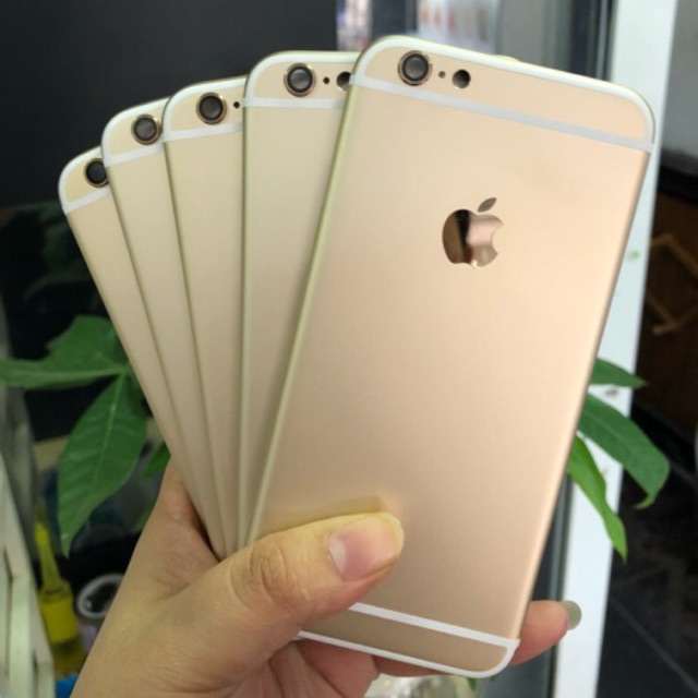 Vỏ Iphone 6 gold in imei sẵn