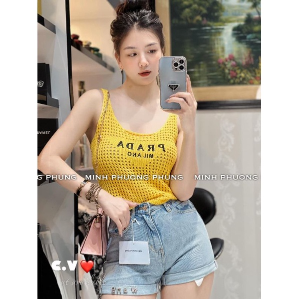 Áo prada lưới qccc