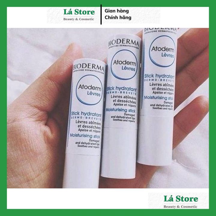 Son Dưỡng Môi Bioderma Atoderm Levres Pháp 4g