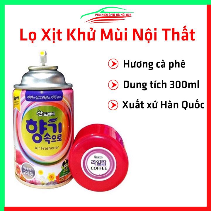 Lọ xịt khử mùi đa năng dùng cho xe ô tô, văn phòng, phòng ngủ