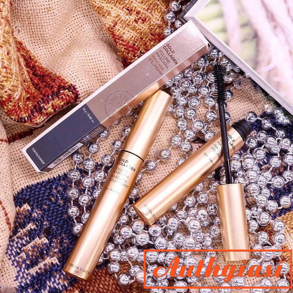 Mascara chuốt mi kiêm dưỡng mi TFS Gold Collagen Volume Mascara