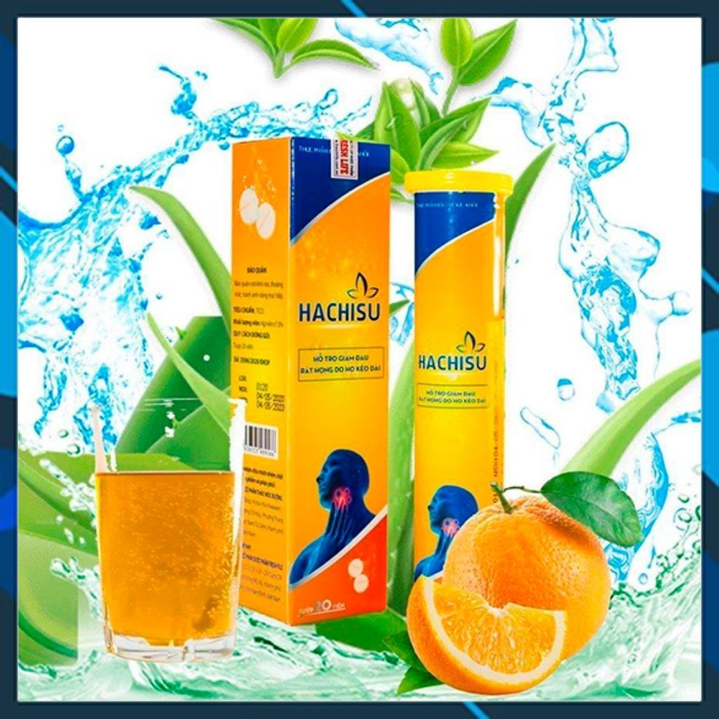 Viên Sủi Hỗ Trợ Điều Trị Viêm Họng - HACHISU | Thế Giới Skin Care