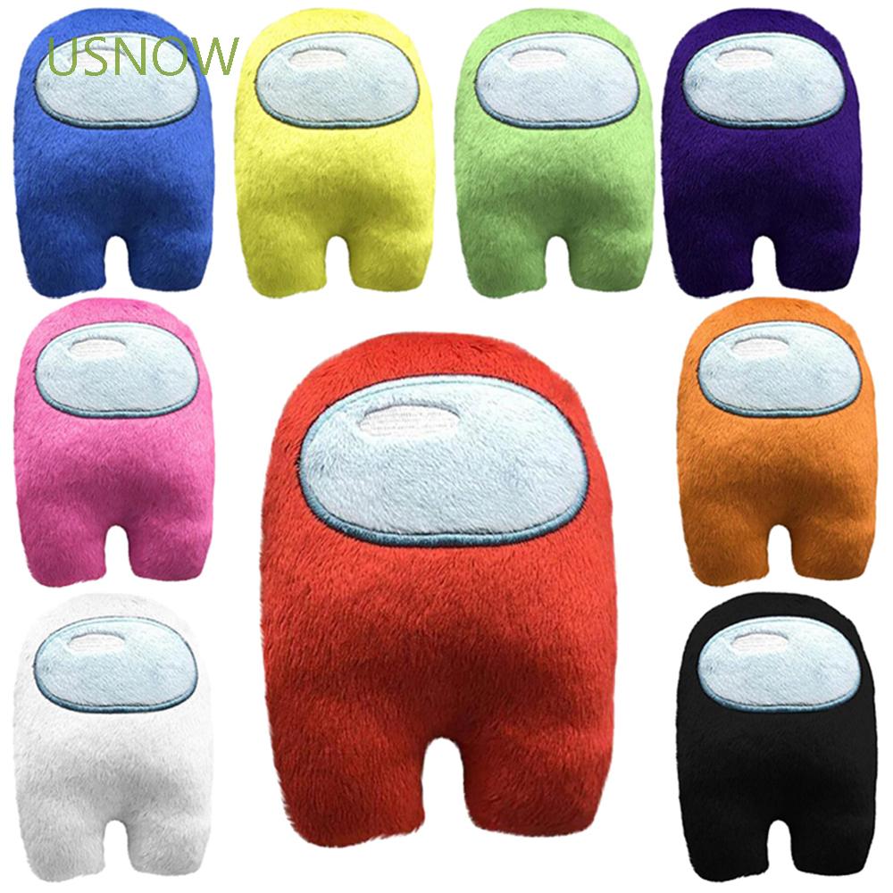 USNOW Children Plush Dolls 10cm Soft Stuffed Dolls Plush Toys Gift Kawaii Among Us Plushie Kids Squeeze Sound