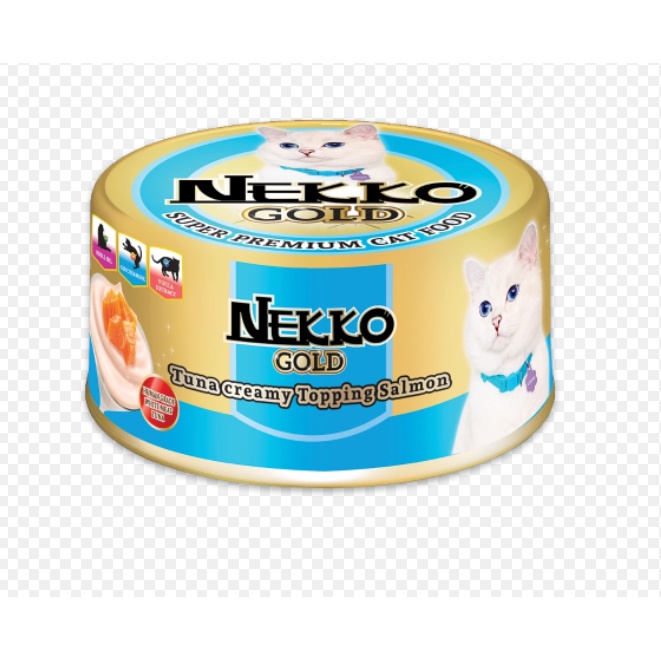 Pate Nekko Gold cho mèo lon 85g
